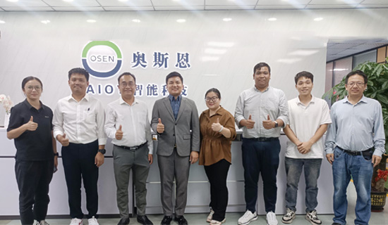 泰國(guó)重量級(jí)客戶-蒞臨奧斯恩參觀考察