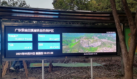 負氧離子在線監(jiān)測系統(tǒng)為旅游度假村構(gòu)建“生態(tài)數(shù)據(jù)名片” 